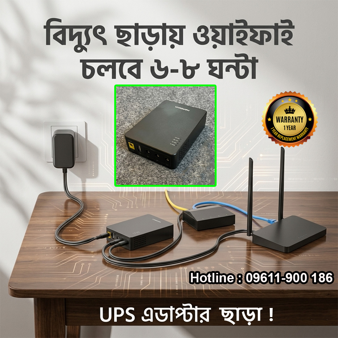 ET3 Marsriva Brand MINI DC UPS 8400mAh 18W Output without Adapter